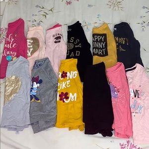 Bundle of 12 Toddler long sleeve tee’s